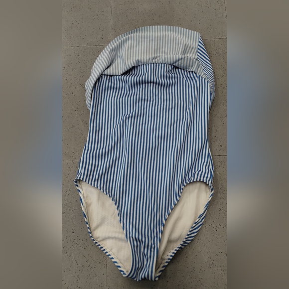 Cat & Jack Target Large (10/12) Cherry swimwear ruffle top one piece Swimsuit - Picture 8 of 16